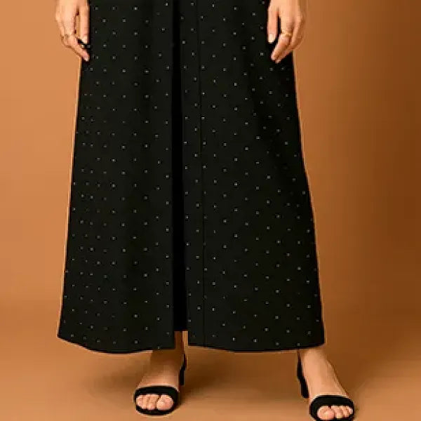 Polka Dot Pattern Open Style Long Kimono Cardigan