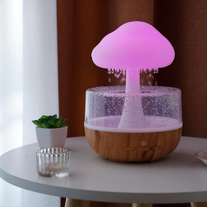 Cloud Rain Humidifier – Aromatherapy & Mood Light