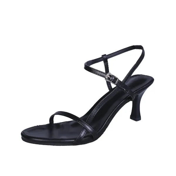 Elegant Buckle Strap Heels – Formal & Party Wear