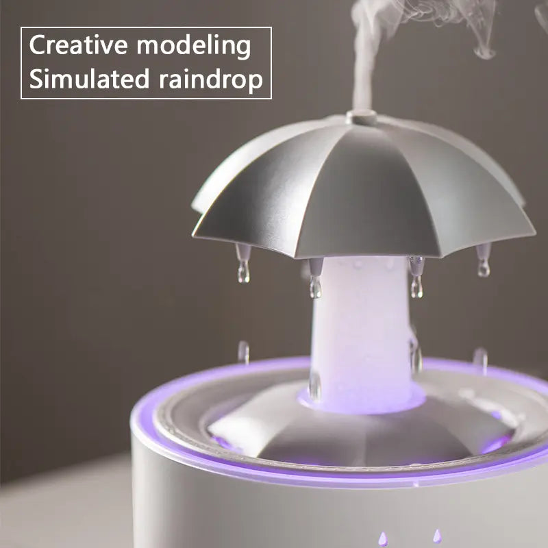 Raindrop Aroma Humidifier with Colorful Light