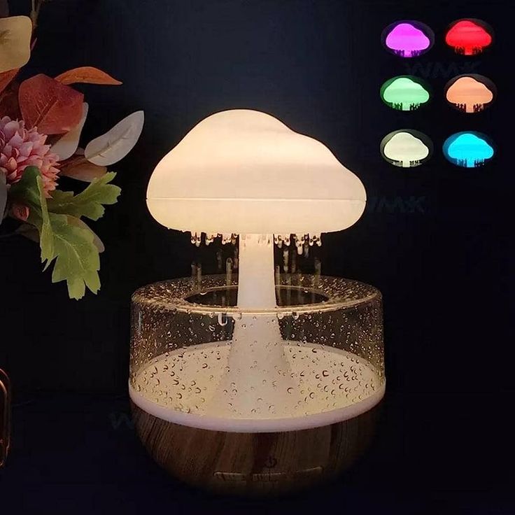 Cloud Rain Humidifier – Aromatherapy & Mood Light