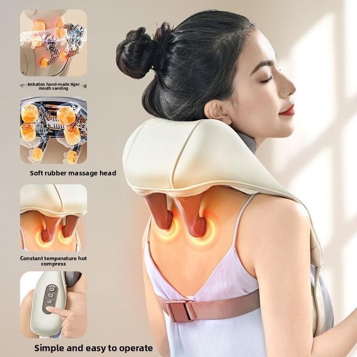 Professional Wireless Neck Shoulder Back Massager