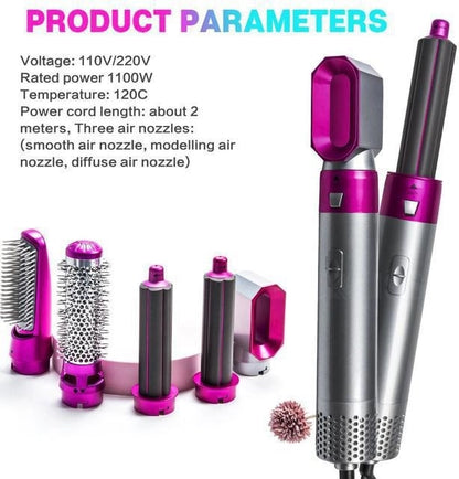 5 in 1 Hair Dryer Brush