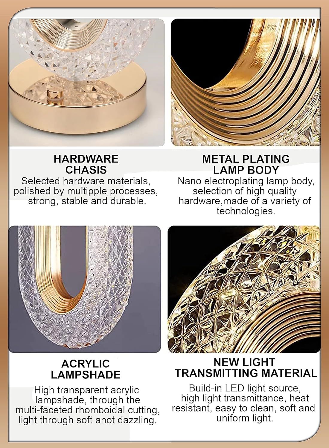 USB charging touch lamp