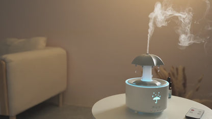 Raindrop Aroma Humidifier with Colorful Light